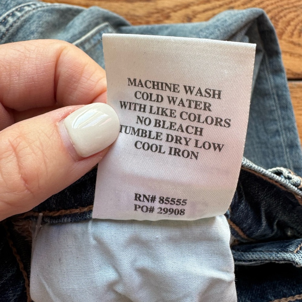DAZE Women Sz 26 Bootcut Flare Raw Hem Sids Slit Tough Love Jeans Organic Cotton - Picture 9 of 13
